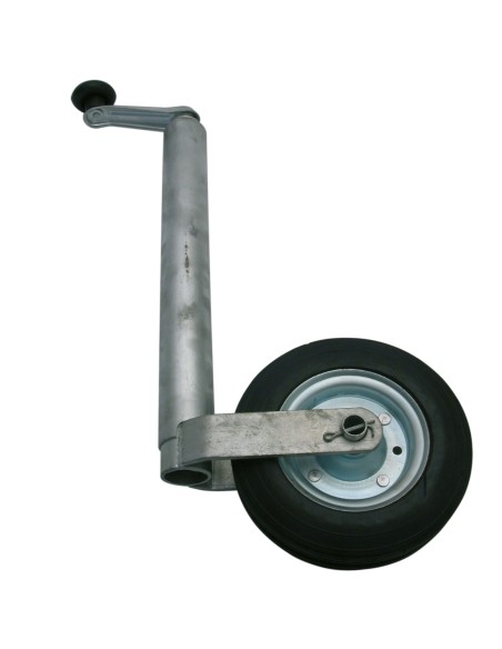 |AutoNeo.roRoata de sprijin remorca cu tija Ø48mm si roata din cauciuc plin Carpoint