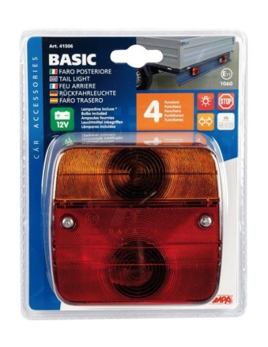 |AutoNeo.roLampa stop basic cu 4 functii 12V Rosu/Galben