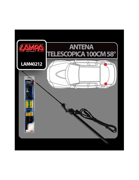 |AutoNeo.roAntena telescopica Lampa - 100cm - 58°