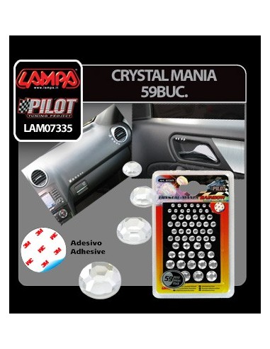 |AutoNeo.roOrnamente cristal mania 59buc - Transparent