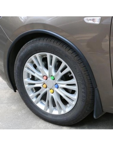 |AutoNeo.roSet 4 buc. ornament protectie aripa din cauciuc culoare neagra