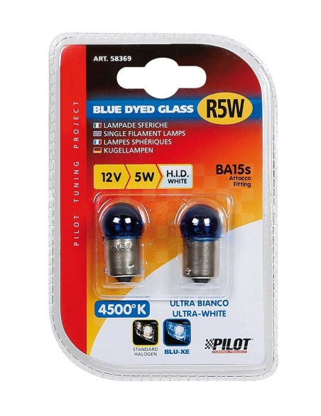 |AutoNeo.roBec Blu-Xe 5W 12V pozitie cap metal BA15s 2buc