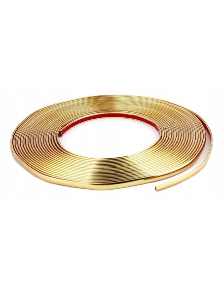 |AutoNeo.roRola Ornament autoadeziv, 4mm x 15m, culoare Crom GOLD