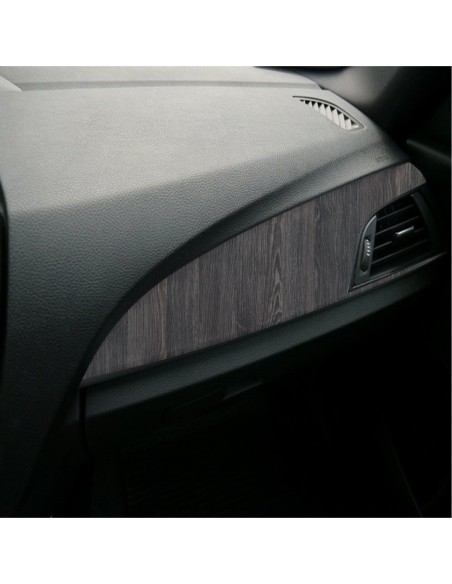 Folie Auto Colantare Trimuri, Model Stejar Gri Inchis, 100 x 45cm