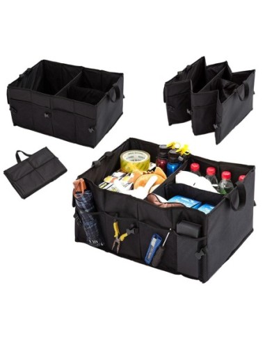 |AutoNeo.roOrganizator portbagaj auto cu 9 buzunare, 55 x 38 x 26cm, culoare neagra