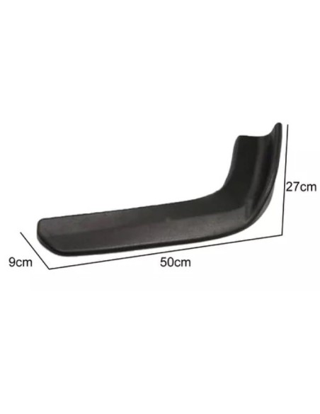 |AutoNeo.roSet 2 buc. aripioare Racing, prelungire bara tuning din plastic culoare neagra