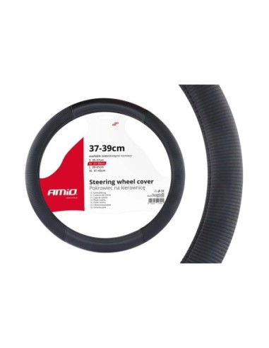 Husa volan neagra model Relax SWC-24-M (37-39cm)