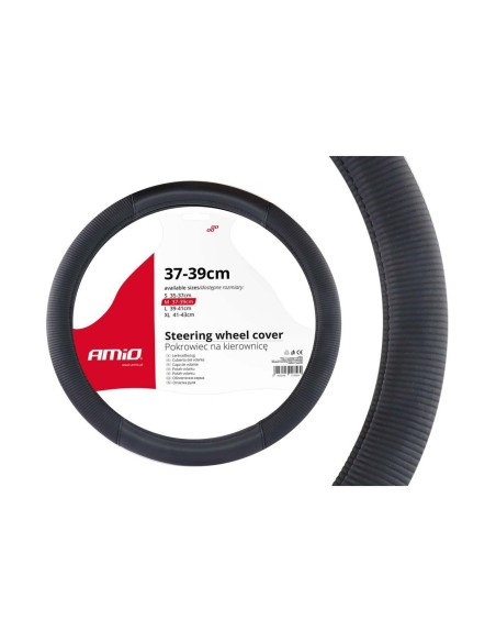 Husa volan neagra model Relax SWC-24-M (37-39cm)