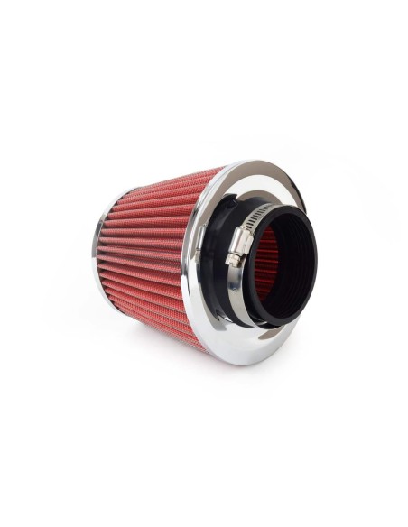 |AutoNeo.roFiltru de aer conic rosu + chrome  cu 3 adaptoare