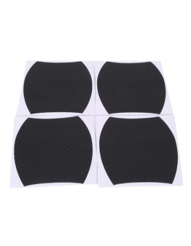 |AutoNeo.roSet 4 bucati protectie zgarieturi manere usa din autocolant carbon 3D Negru