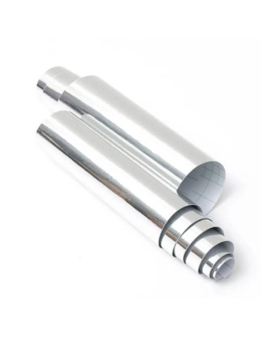 |AutoNeo.roSet 2 bucati folie Crom pentru colantare oglinzi sau alte ornamente 25 x 25cm