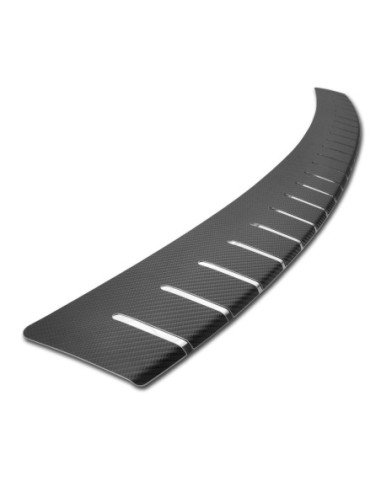 |AutoNeo.roFolie protectie portbagaj in doua straturi, Crom si Carbon 3D Negru 83 x 7,5cm