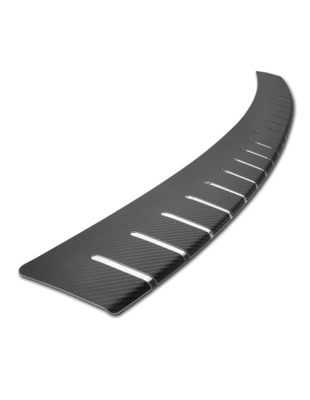 |AutoNeo.roFolie protectie portbagaj in doua straturi, Crom si Carbon 3D Negru 83 x 7,5cm