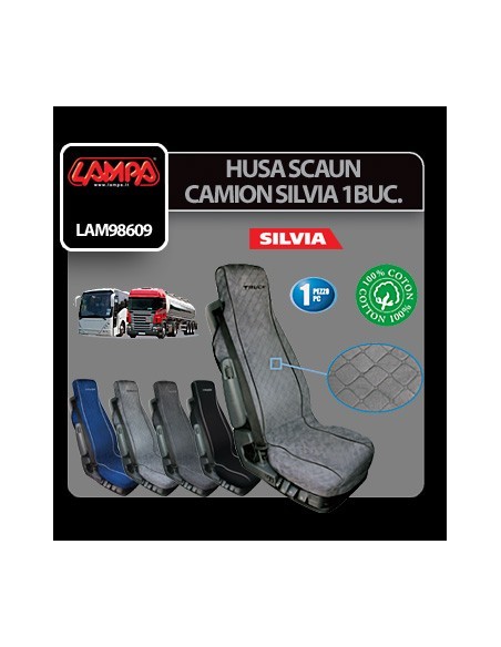 |AutoNeo.roHusa scaun camion Silvia bumbac 1buc - Gri