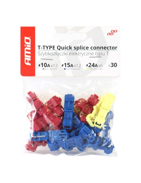 Cuplaje electrice pentru imbinari rapide de tip T,  mix cutie de 30 buc