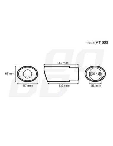 |AutoNeo.roOrnament toba esapament din otel inoxidabil MT 003