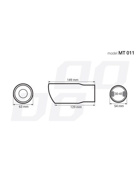 |AutoNeo.roOrnament toba esapament din otel inoxidabil MT 011