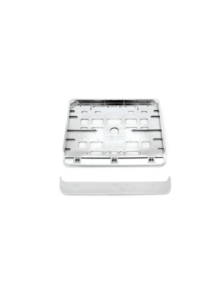 Suport numar inmatriculare cromat pentru motocicleta 15 x 19cm