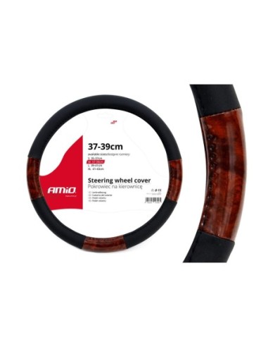 Husa volan imitatie lemn SWC-03-M (37-39cm)