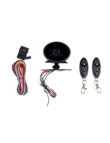 Sistem Alarma auto MINI cu  doua telecomenzi