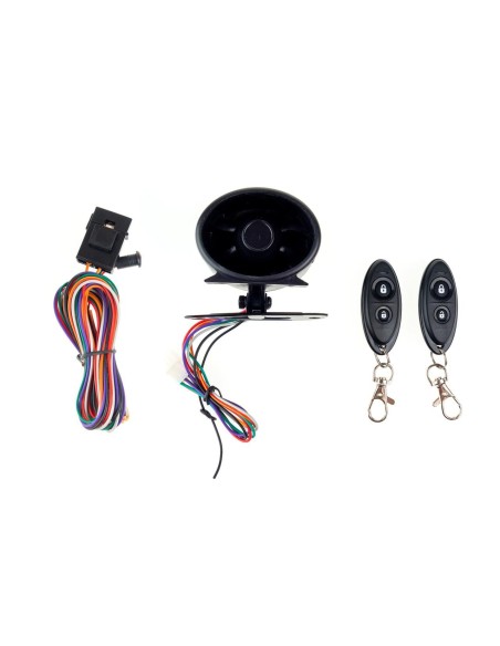 Sistem Alarma auto MINI cu  doua telecomenzi