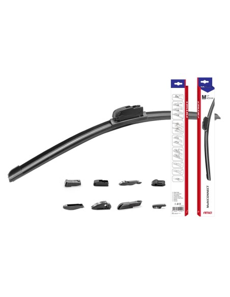 Stergator parbriz FLAT cu 8 adaptoare 15 "(380mm) Multiconnect