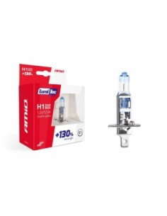 Set becuri cu halogen H1 12V 55W LumiTec LIMITED + 130% DUO BOX
