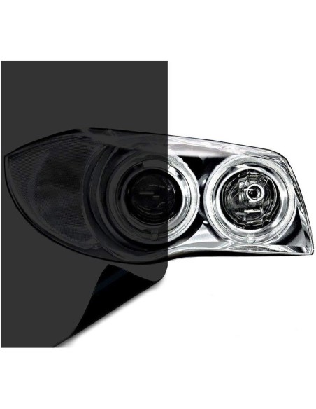 |AutoNeo.roFolie protectie faruri / stopuri auto - Fumuriu Inchis (pret/m liniar)