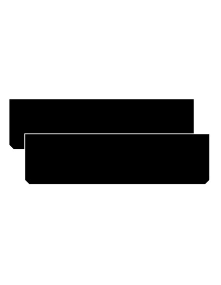 Set 2 buc. Aparatori Noroi din cauciuc (62 x 17cm)