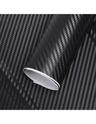 Folie colantare auto Carbon 3D - Negru (3m x 1,27m)