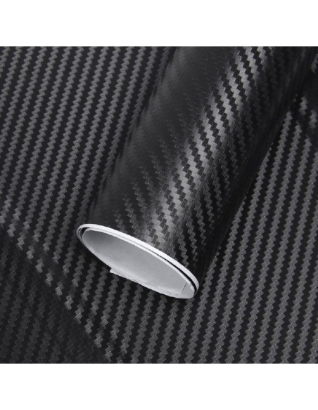 Folie colantare auto Carbon 3D - Negru (3m x 1,27m)