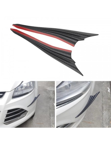|AutoNeo.roSet 2 aripioare ornamentale bara tuning, model SHARK, finisaj Carbon