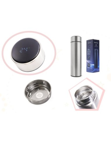 |AutoNeo.roRecipient Termos SMART CUP LED, 500ml, cu afisaj temperatura