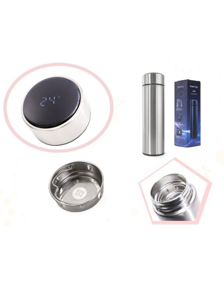 |AutoNeo.roRecipient Termos SMART CUP LED, 500ml, cu afisaj temperatura