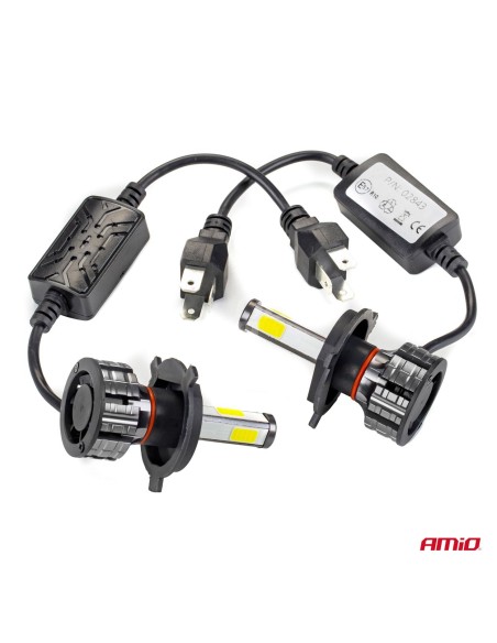 |AutoNeo.roInstalatie LED COB 2Side AMiO, compatibil H4