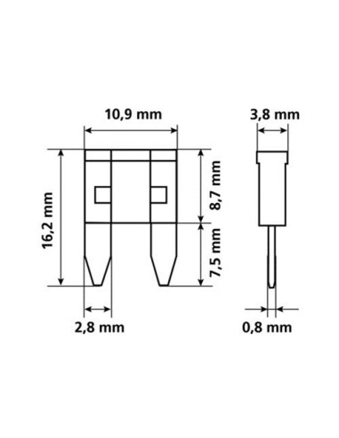 |AutoNeo.roSet sigurante plate mici 10buc - 4Cars