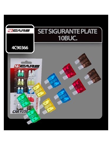 |AutoNeo.roSet sigurante plate 10buc - 4Cars