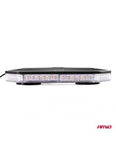 |AutoNeo.roRampa luminoasa girofar, culoare Orange, alimentare 12/24V, 48 LED-uri, protectie IP56, montaj cu magnet