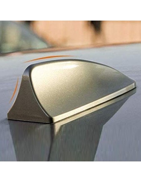 Antena auto activa AM - FM tip "SHARK TAIL" culoare GOLD
