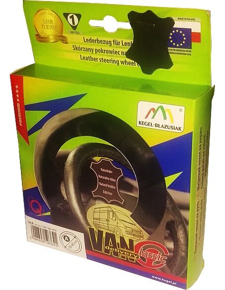 |AutoNeo.roManson volan piele furgoneta Classic - Kegel - A - Ø 38-40cm - Negru