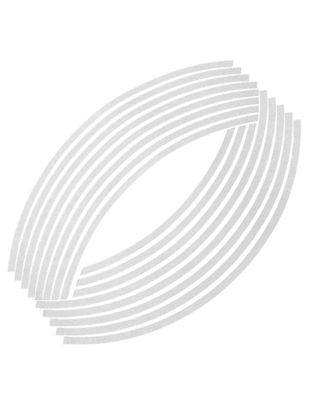 |AutoNeo.roSet 16 ornamente Reflectorizante pentru jante auto, moto, culoare Argintiu