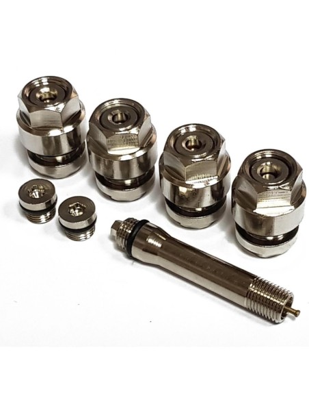 |AutoNeo.roSet 4 Valve Ascunse cromate, cu dispozitiv de umflare