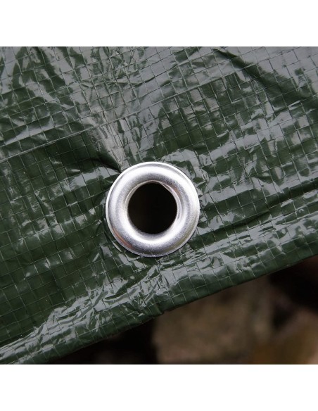 |AutoNeo.roPrelata Impermeabila cu ochiuri metalice de prindere, dimensiune 6,0m x 8,0m, densitate 120g/m2, culoare verde