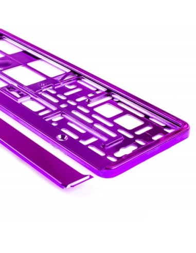Suport numar inmatriculare din plastic, calitate Premium, culoare VIOLET