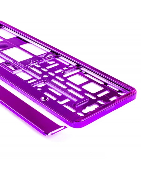 Suport numar inmatriculare din plastic, calitate Premium, culoare VIOLET