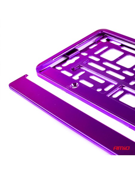 |AutoNeo.roSuport numar inmatriculare din plastic, calitate Premium, culoare VIOLET