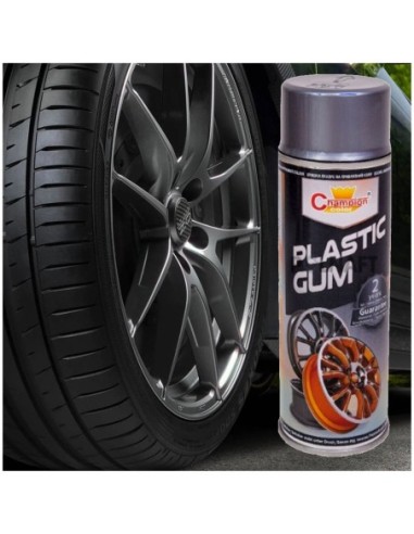Spray Vopsea Cauciucata pentru Jante, culoare Argintiu, 400ml, Champion Color