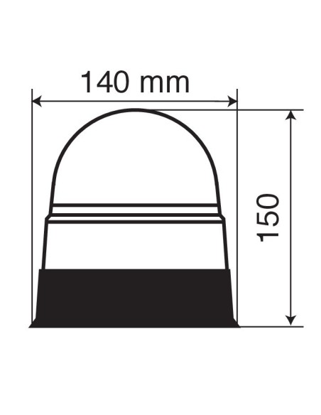 |AutoNeo.roGirofar stroboscopic galben LED 12/24V RL-5
