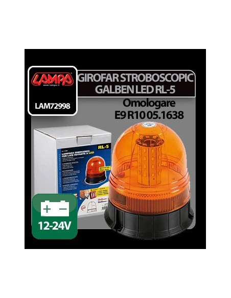 |AutoNeo.roGirofar stroboscopic galben LED 12/24V RL-5