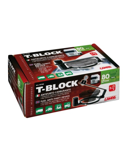 |AutoNeo.roAntifurt combustibil camion T-Block - Ø 80mm